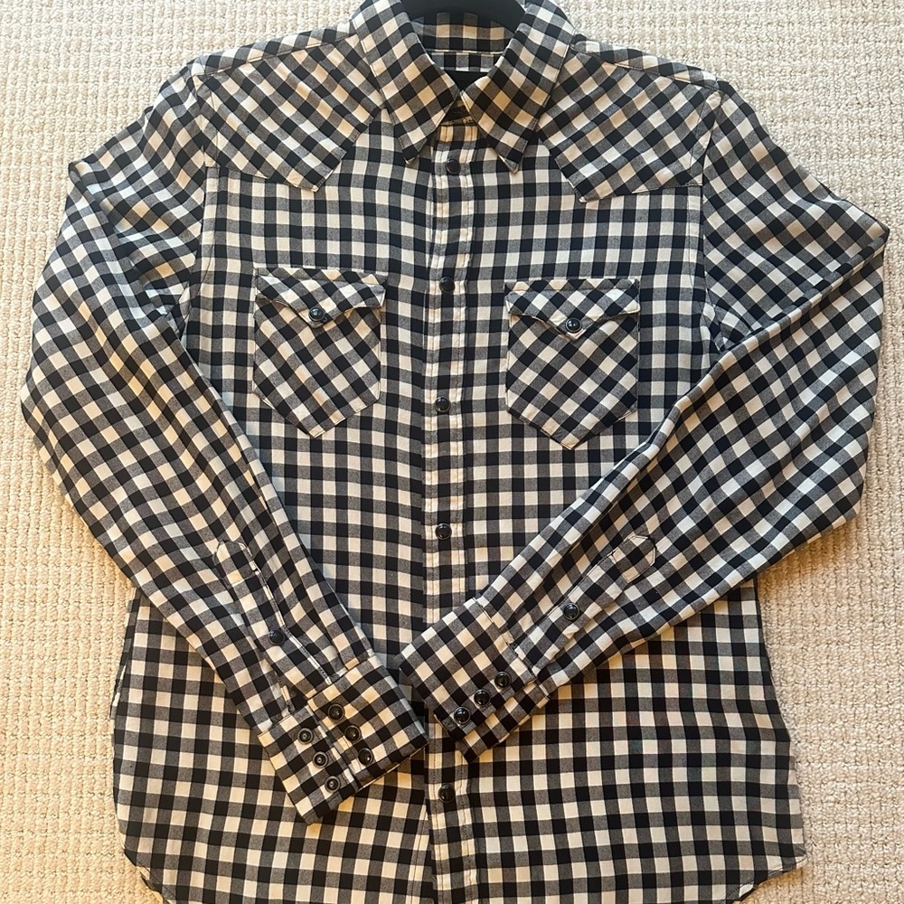 Polo by Ralph Lauren plaid, button-down top